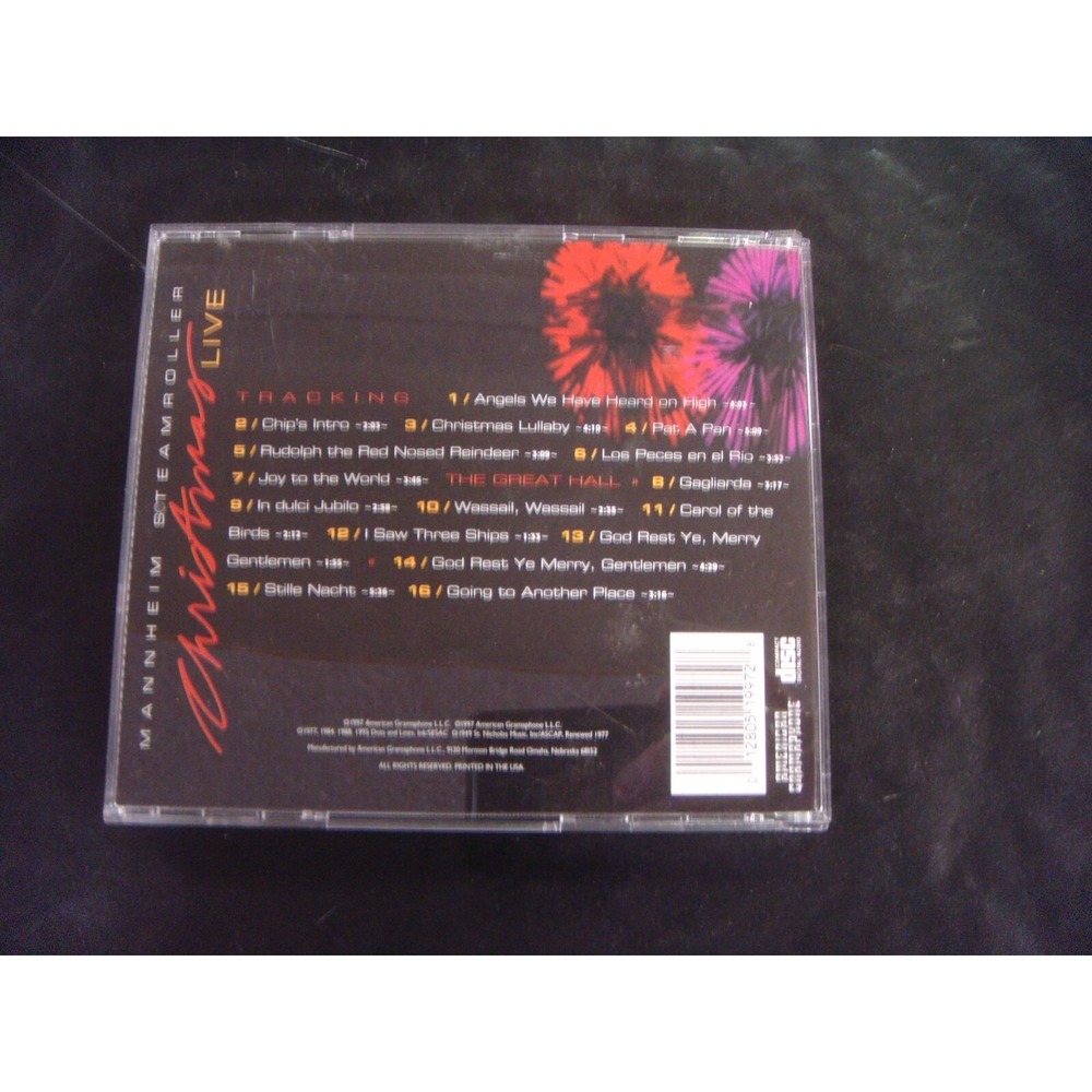Mannheim Steamroller CHRISTMAS LIVE by Chip Davis music CD - Picture 3 of 3